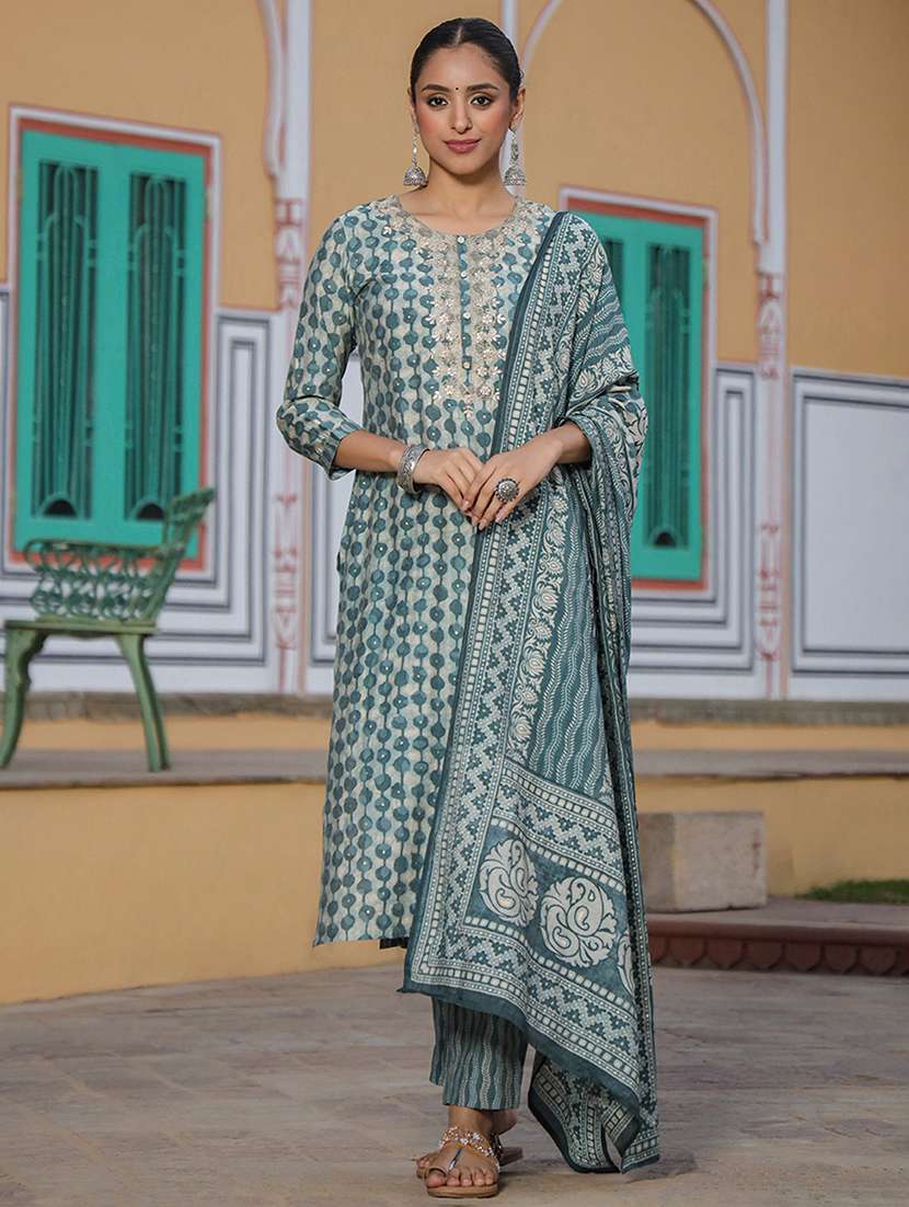 embroidery work suit set
