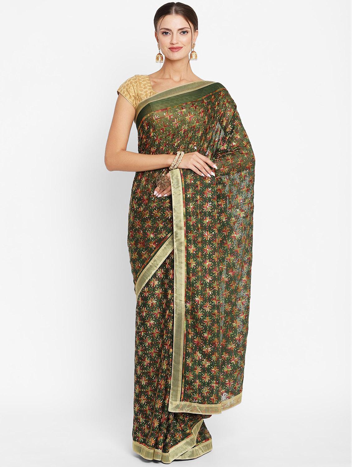 women's embroidered saree - 19818451 - Standard Image - 1