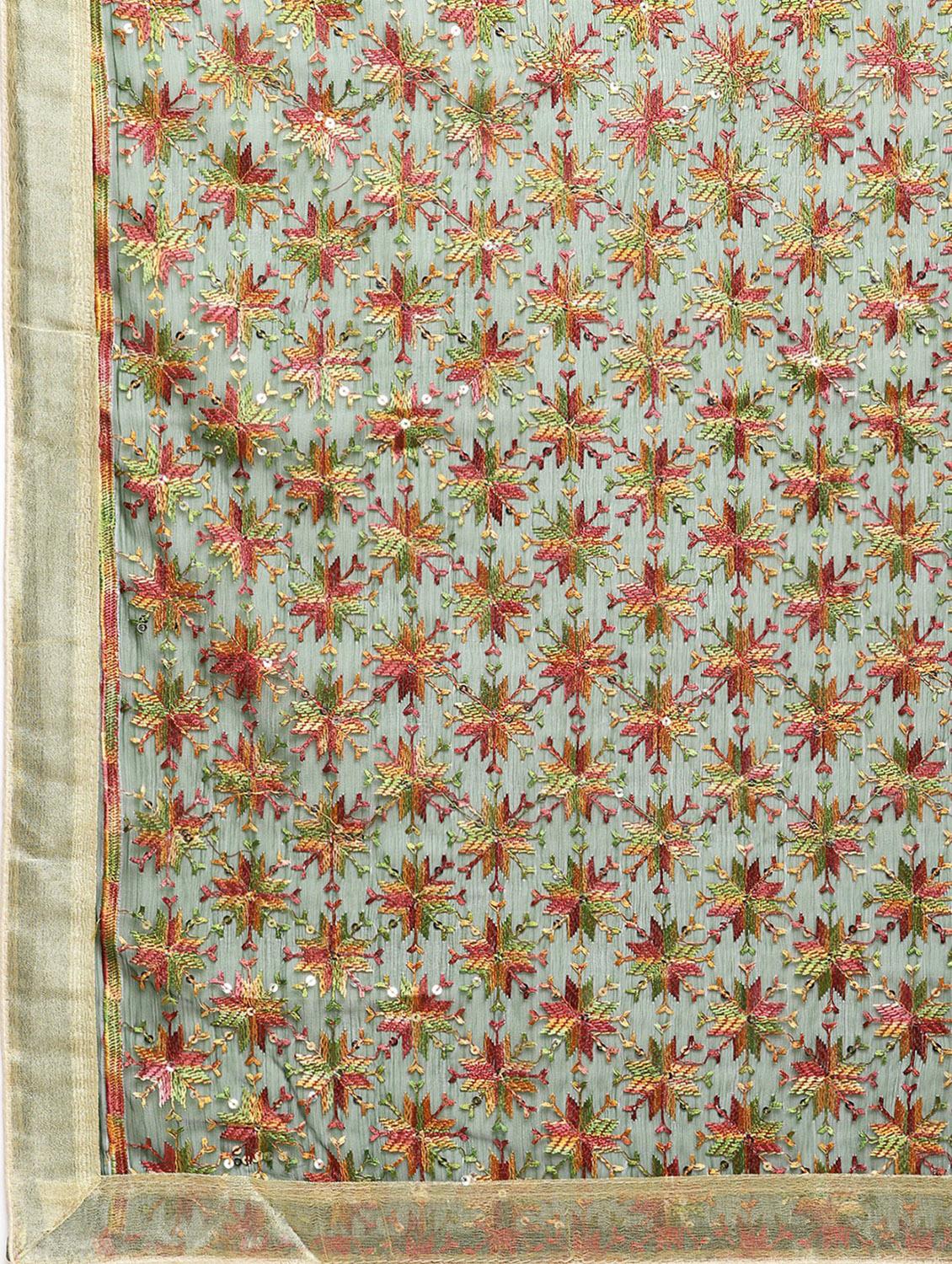 women's embroidered saree - 19818451 - Standard Image - 4