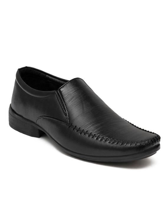 solid slip on formal shoes - 19818894 - Zoom Image - 0
