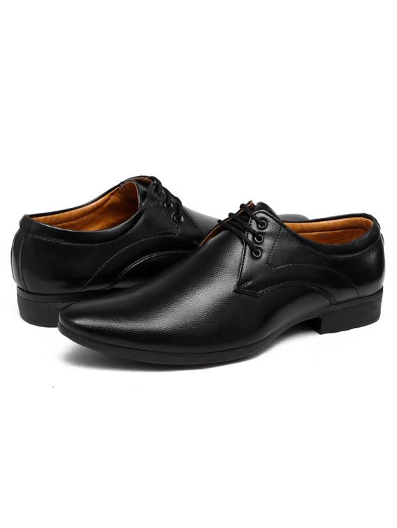 black leather lace-up derby - 19818906 -  Standard Image - 1