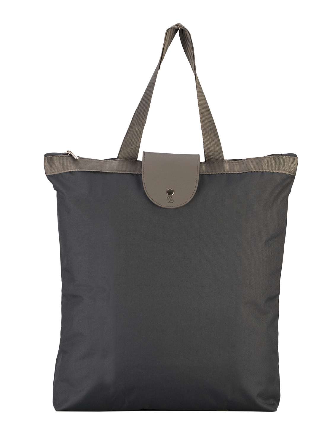 grey polyester regular shopping bag