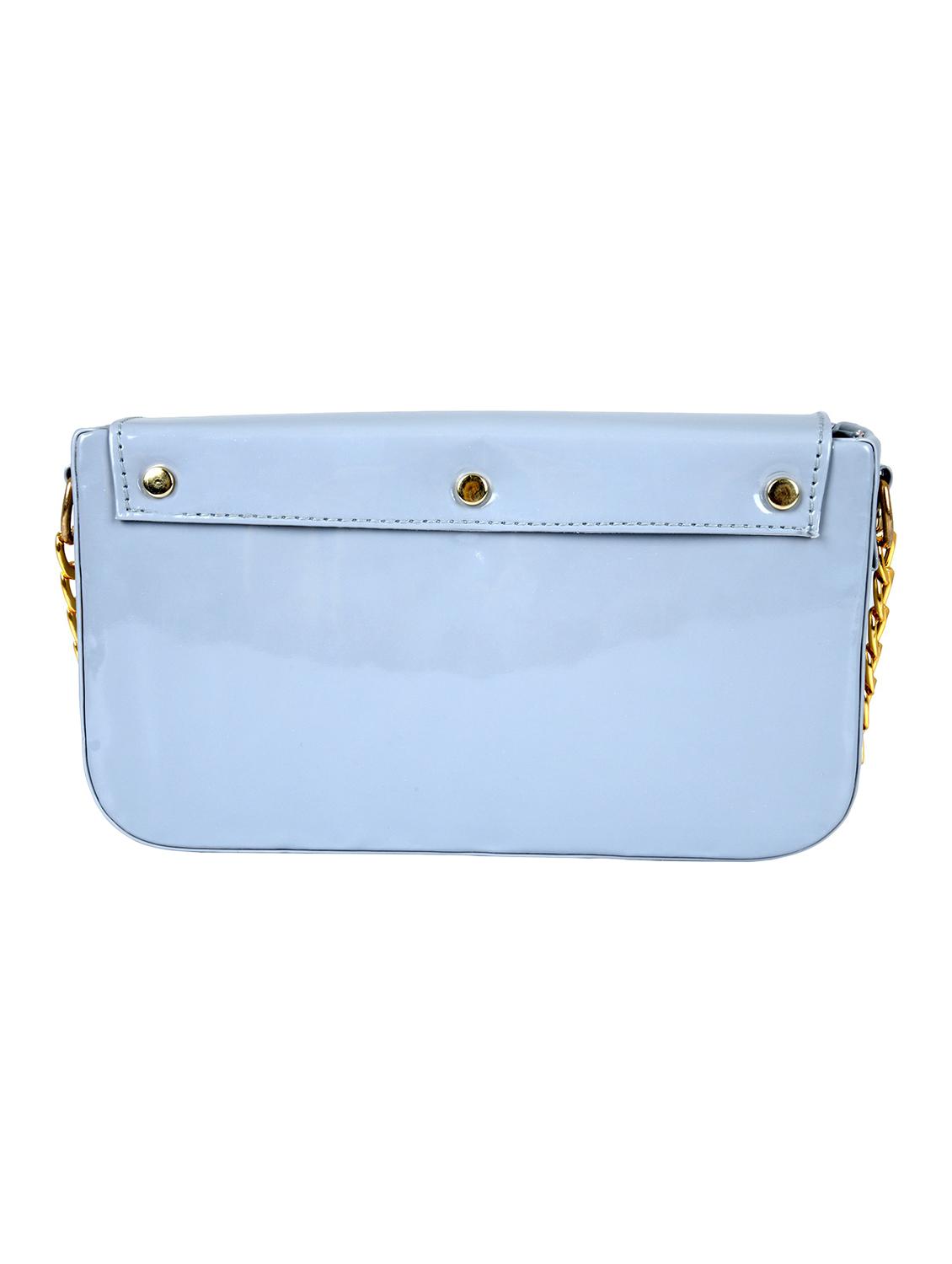 grey leatherette (pu) sling bag - 19820041 -  Standard Image - 1