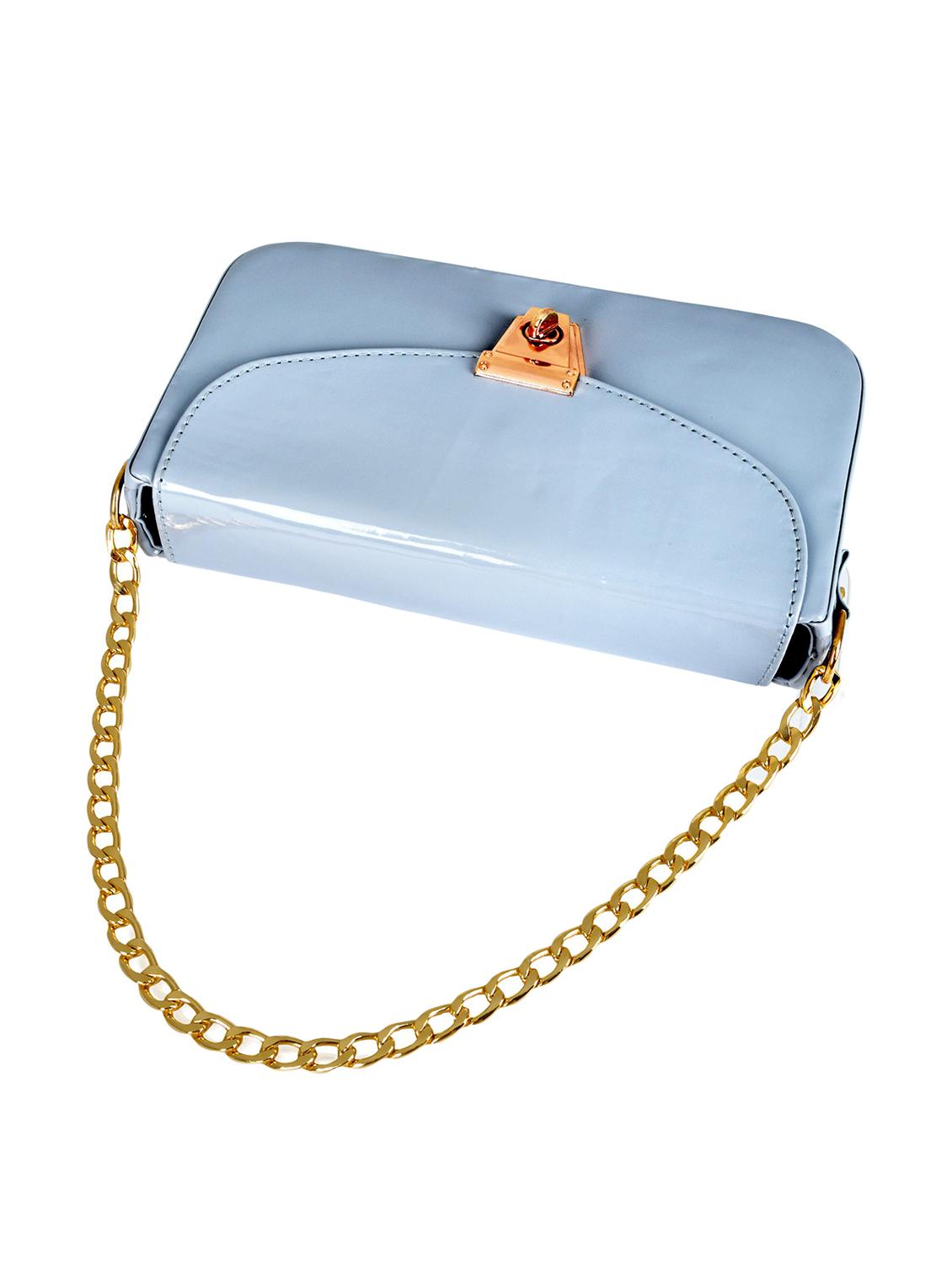 grey leatherette (pu) sling bag - 19820041 - Standard Image - 4