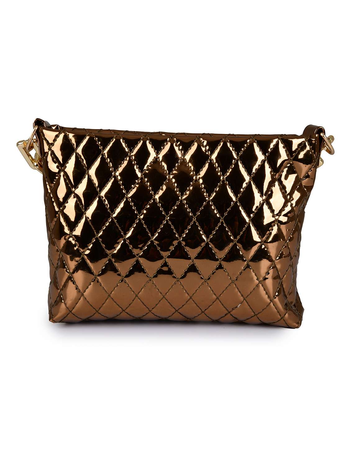 brown leatherette (pu) sling bag - 19820052 -  Standard Image - 1