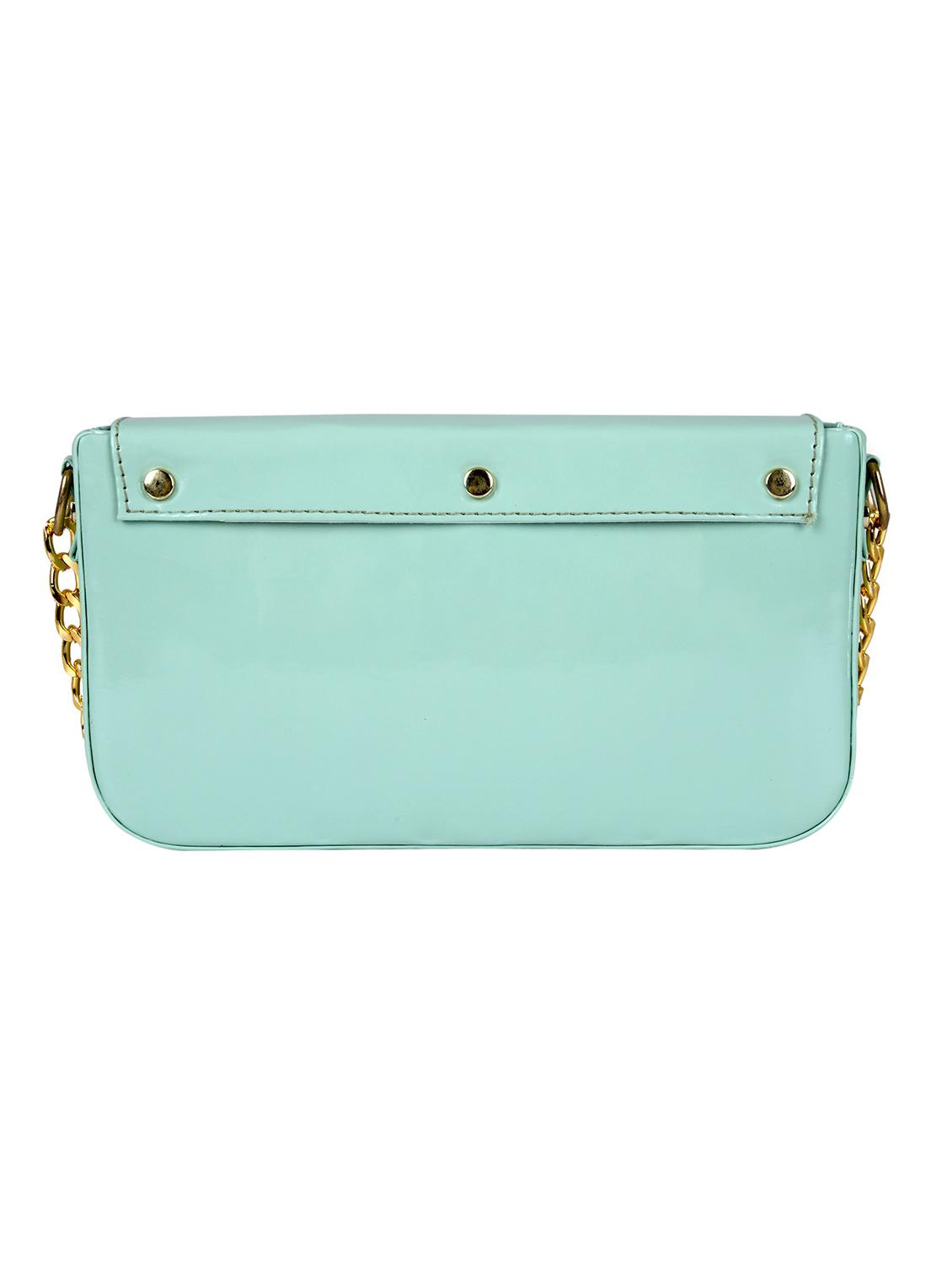 green leatherette (pu) sling bag - 19820068 -  Standard Image - 1
