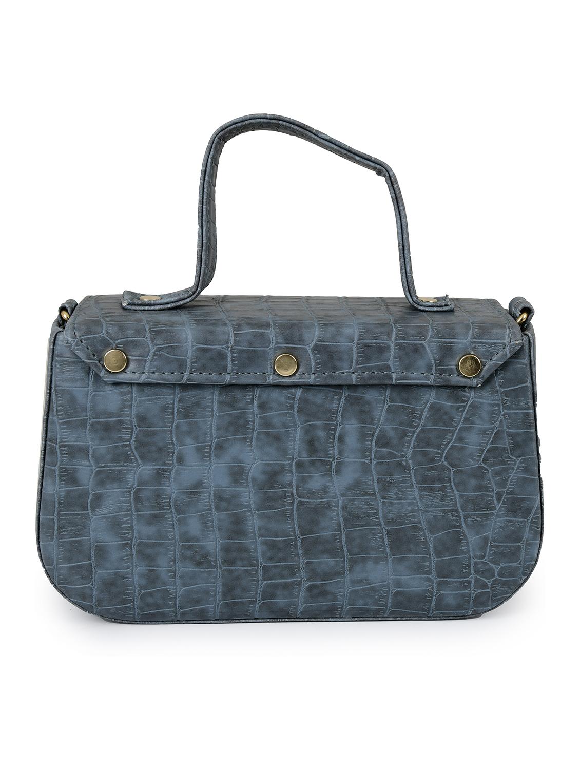 grey leatherette (pu) sling bag - 19820072 - Standard Image - 1