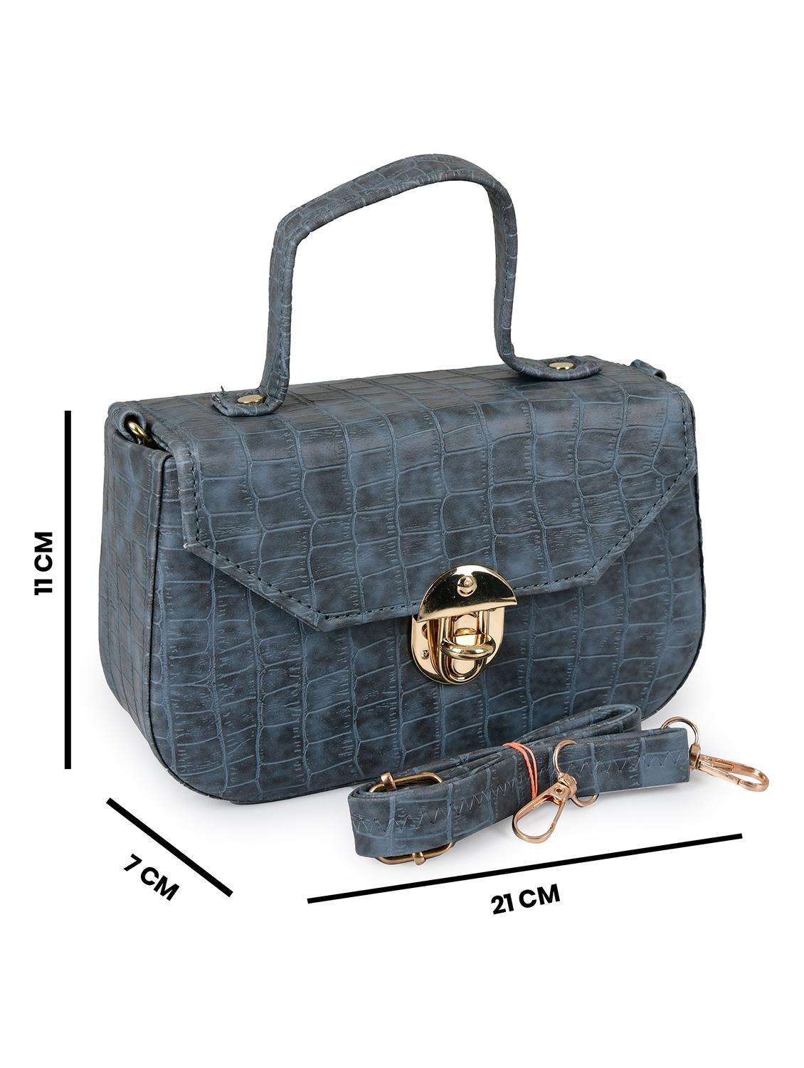 grey leatherette (pu) sling bag - 19820072 - Standard Image - 4