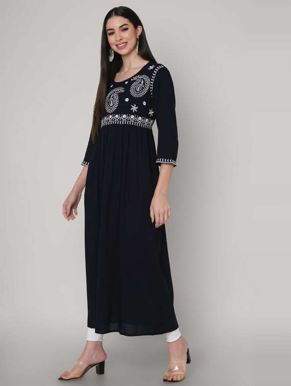women's flared kurta - 19820176 -  Standard Image - 1