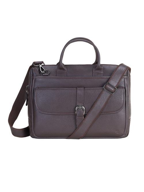 brown leather laptop bag - 19820250 - Standard Image - 0