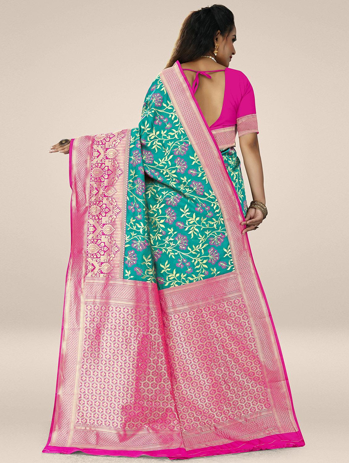 women's banarasi saree - 19825627 - Standard Image - 1