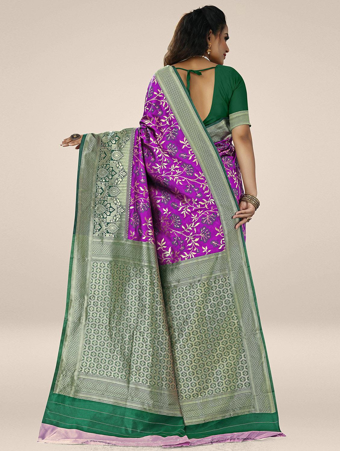 women's banarasi saree - 19825632 - Standard Image - 1