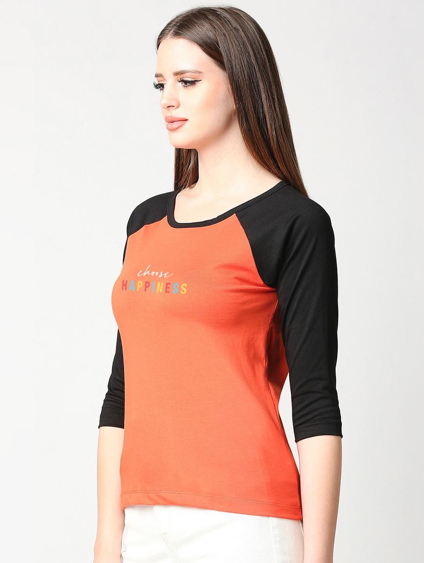 orange cotton regular tee - 19826245 - Standard Image - 1