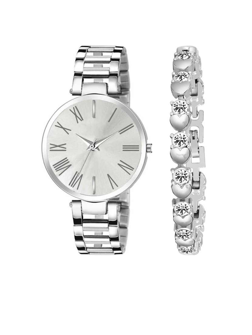 niyatinx women's analog watch & bracelet combo
