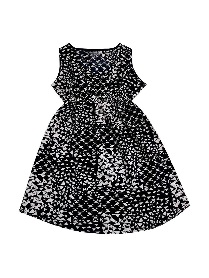 girls round neck sleeveless frock - 19829575 - Standard Image - 1