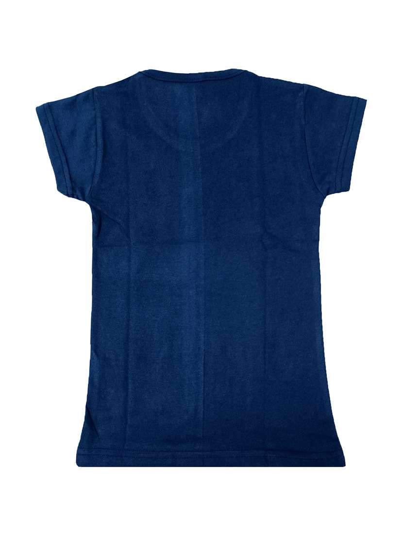 girls round neck printed regular tees - 19829626 -  Standard Image - 1