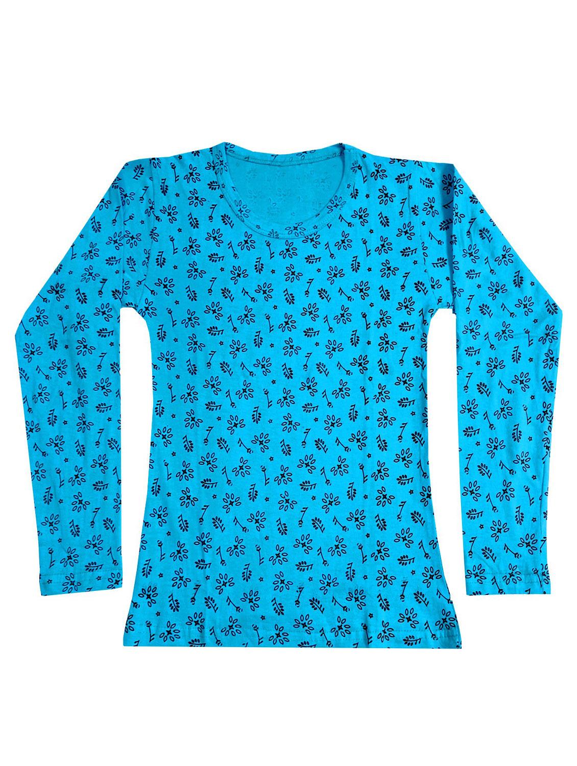 girls round neck printed tee - 19830775 - Standard Image - 1
