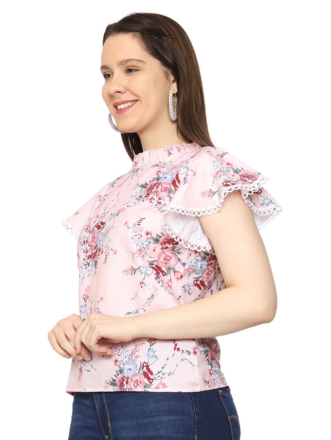 women's straight mock neck top - 19831827 -  Standard Image - 1