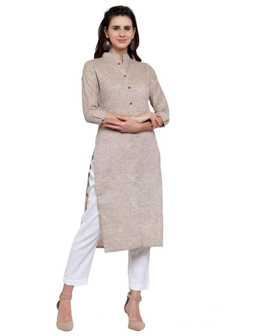 women's straight kurta - 19832195 -  Standard Image - 1
