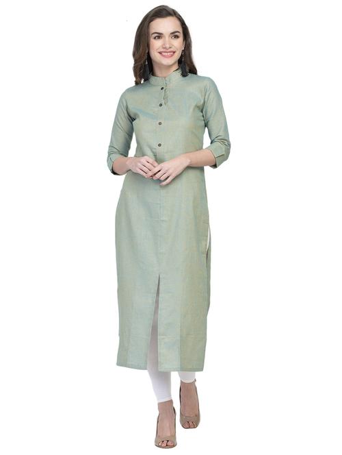 women's front slit kurta - 19832197 - Standard Image - 0