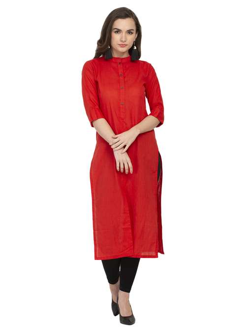 women's straight kurta - 19832201 -  Standard Image - 0