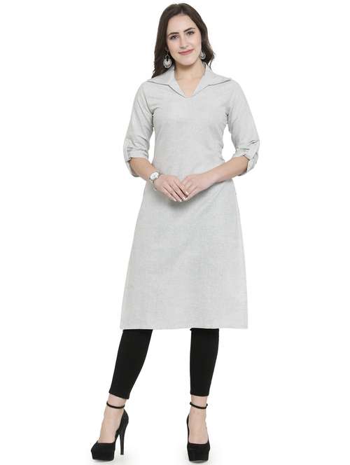 women's straight kurta - 19832238 - Standard Image - 0
