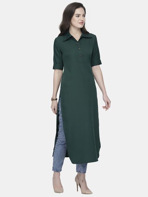 women's straight kurta - 19832268 -  Standard Image - 0