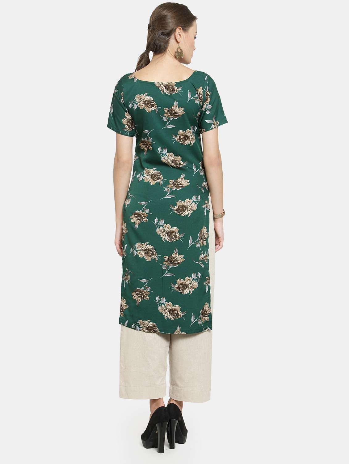 Women's Straight Kurta - 19832283 -  Standard Image - 4