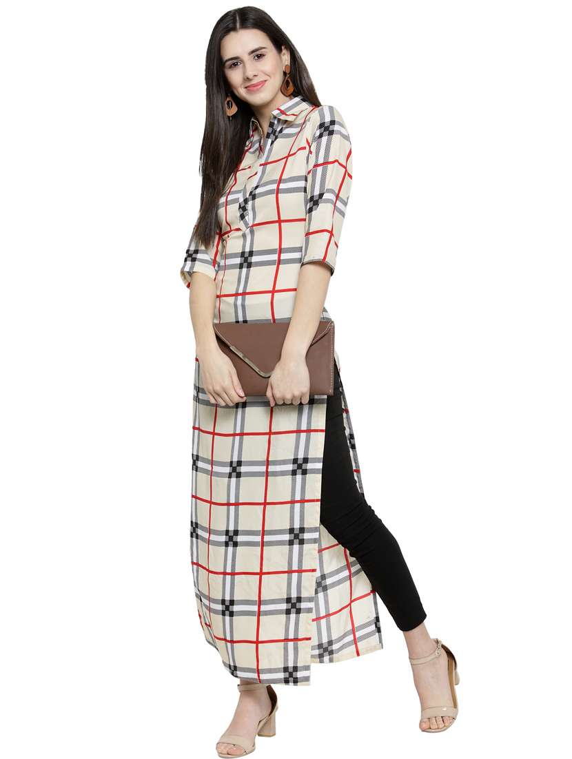 women's straight kurta - 19832295 -  Standard Image - 4