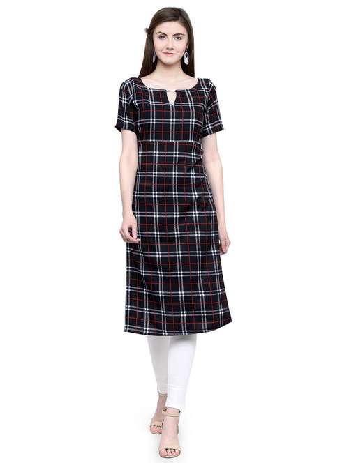 women's straight kurta - 19832319 - Standard Image - 0