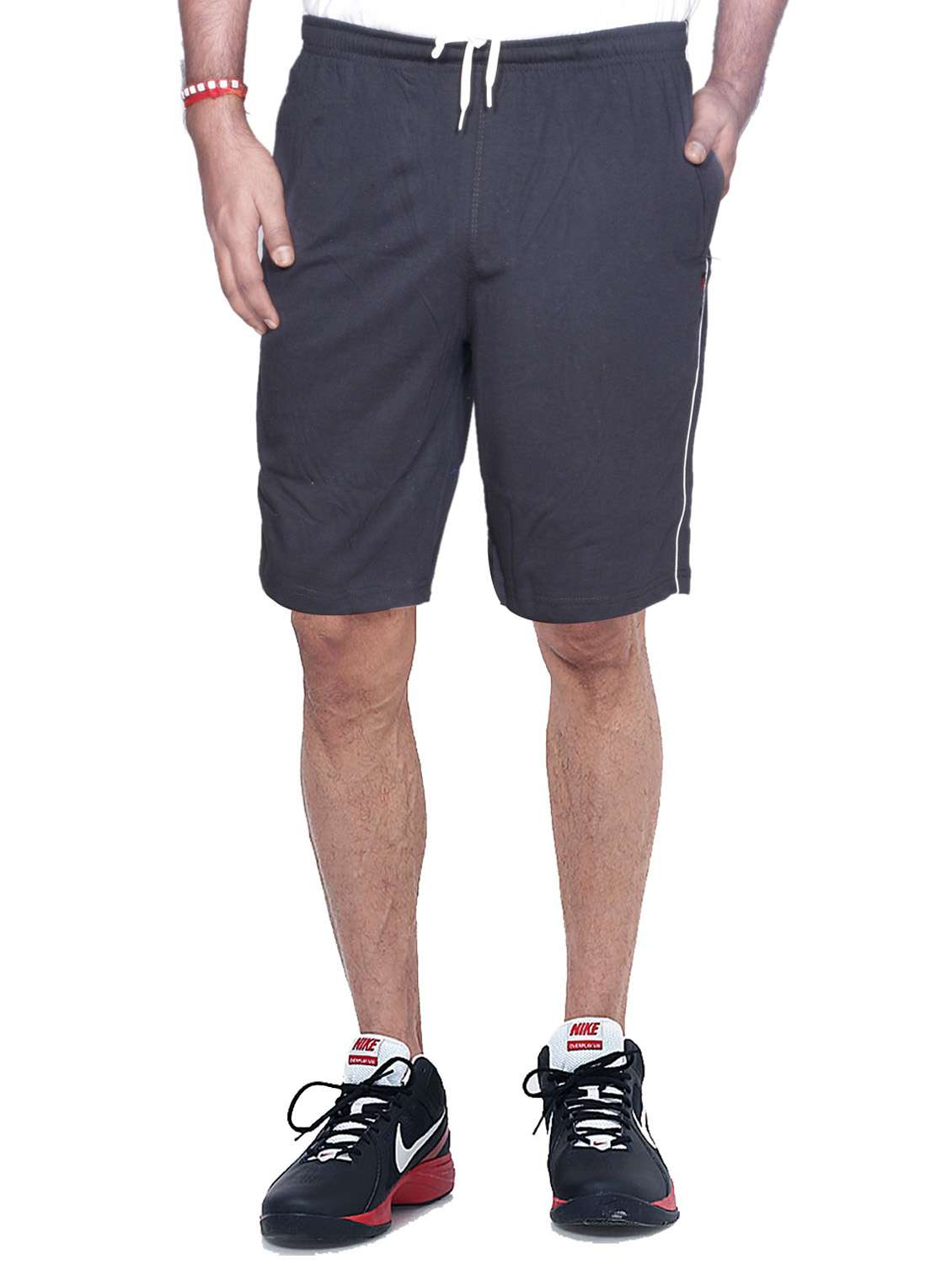 blue cotton bermuda shorts - 19837534 -  Standard Image - 1