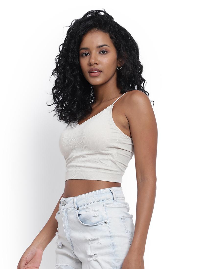 solid non-wired bralette - 19838536 - Standard Image - 1