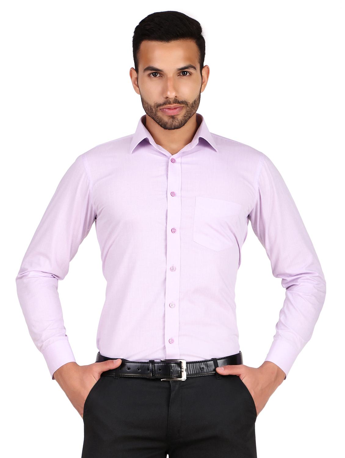 mens solids formal shirt - 19838550 -  Zoom Image - 0