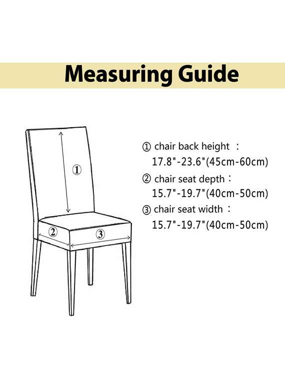 pack of 2 beige printed chair cover - 19839413 -  Standard Image - 6