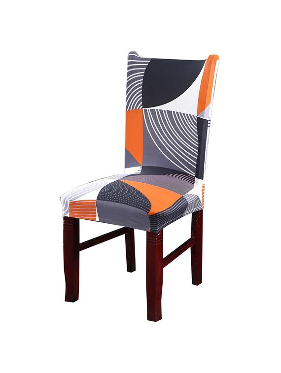 pack of 2 multi colored printed chair cover - 19839434 -  Standard Image - 1