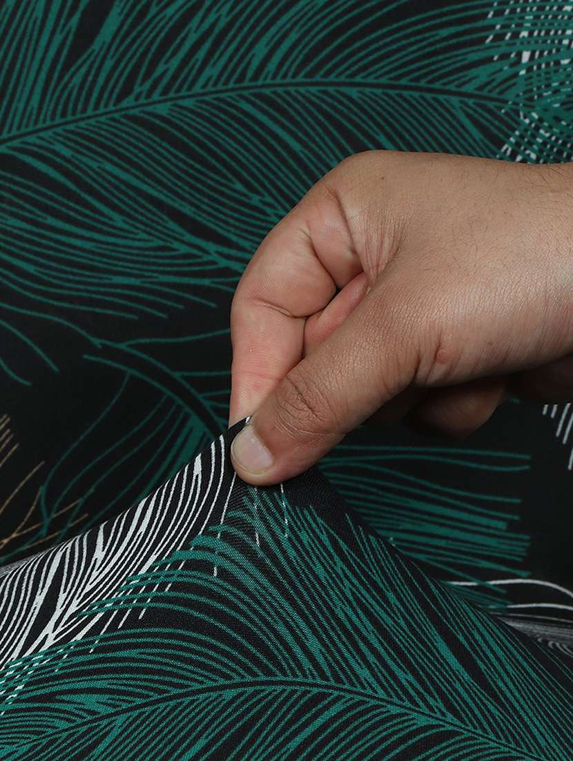 pack of 6 black printed chair cover - 19839466 -  Standard Image - 4