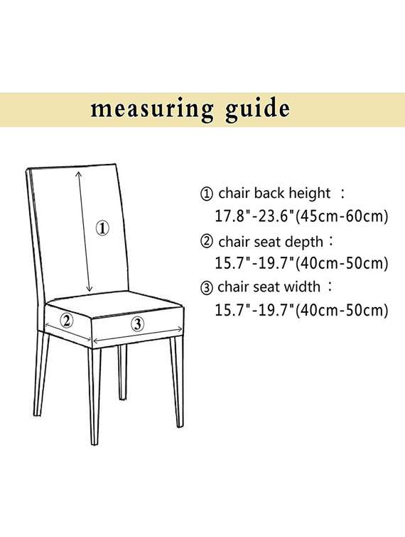 pack of 6 red printed chair cover - 19839575 -  Standard Image - 4