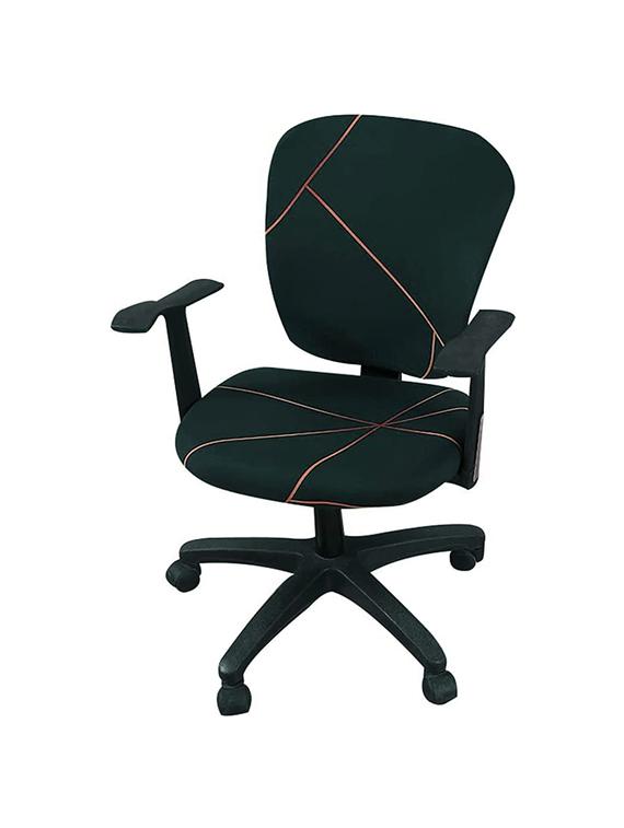 black printed chair cover - 19839577 - Standard Image - 1