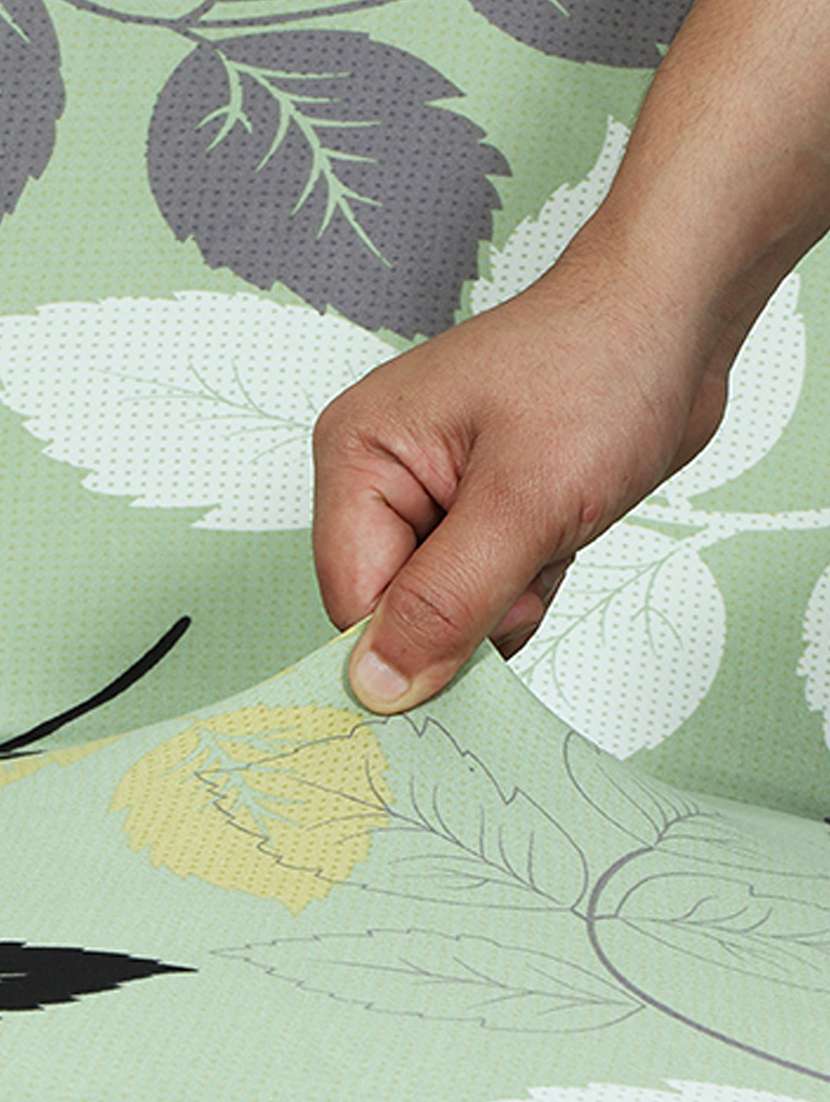 pack of 4 green printed chair cover - 19839579 -  Standard Image - 4