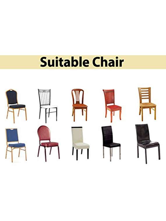 pack of 4 multi colored printed chair cover - 19839592 -  Standard Image - 1