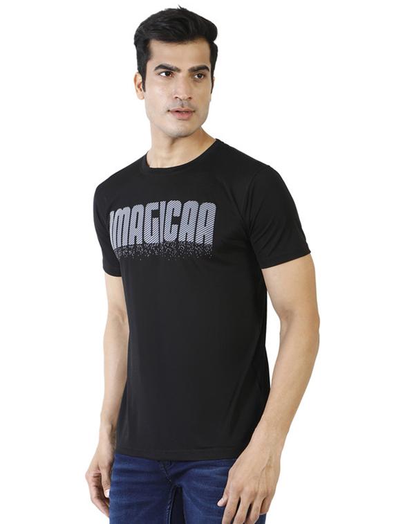 crew neck chest print t-shirt - 19839972 - Standard Image - 1
