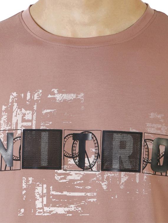 men crew neck chest print t-shirt - 19839996 - Standard Image - 4