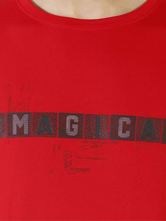 crew neck chest print t-shirt - 19839998 - Standard Image - 4