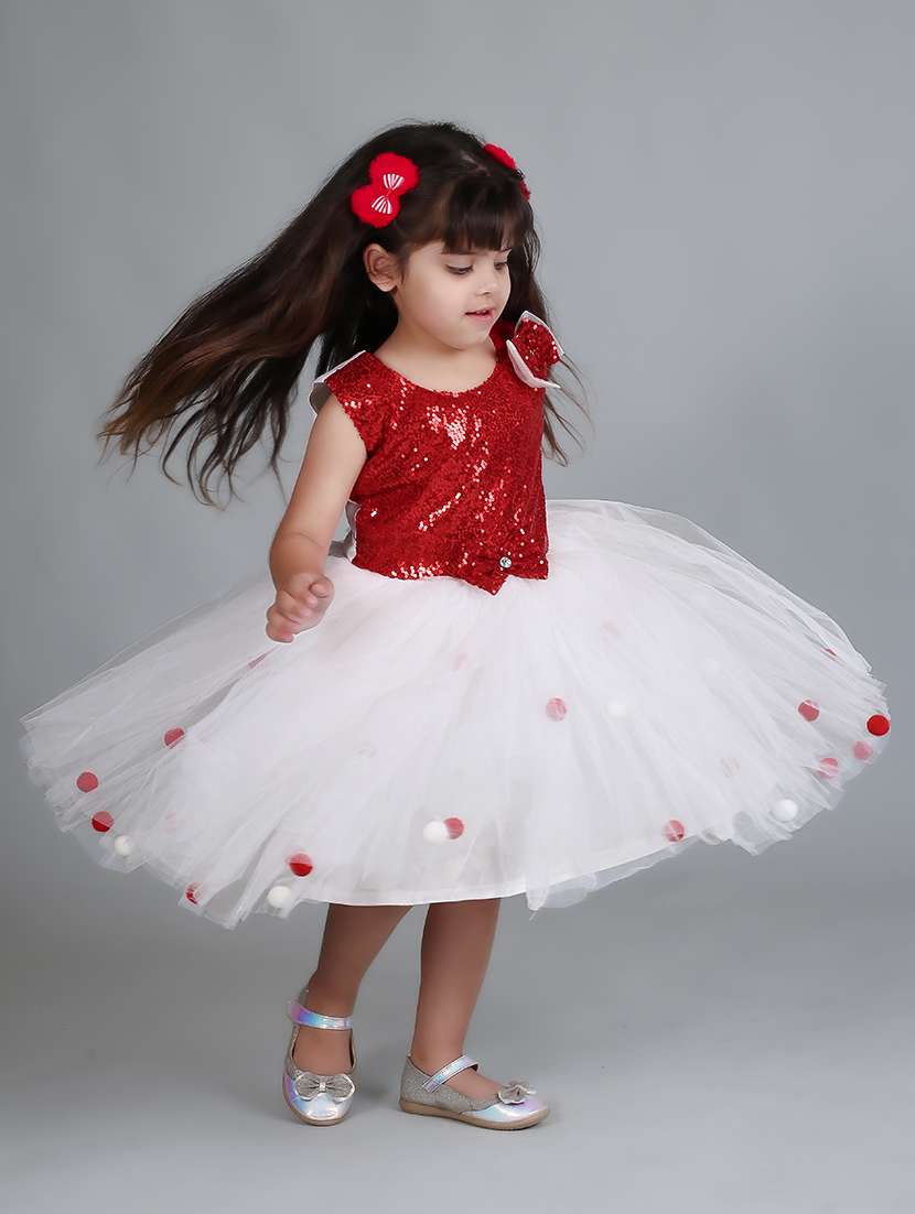 girls round neck sleeveless frock - 19840658 -  Standard Image - 1
