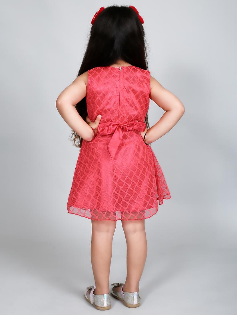 girls sweetheart neck sleeveless frock - 19840663 - Standard Image - 4