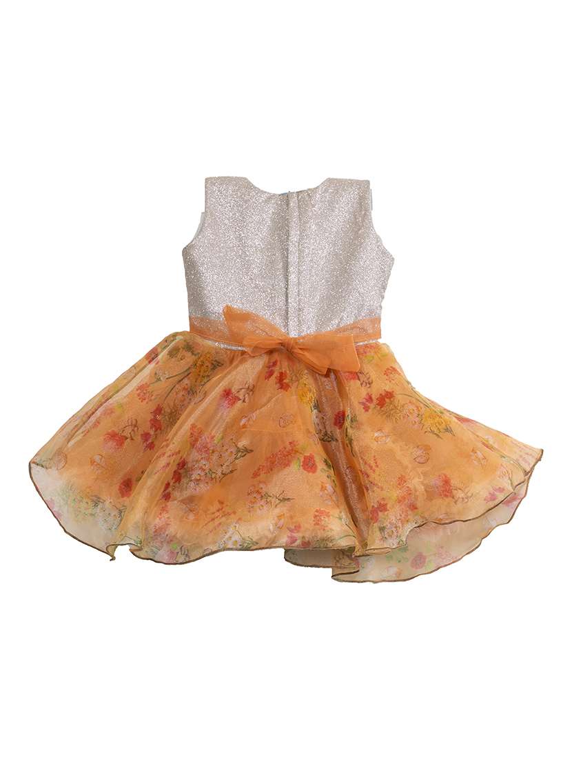 girls round neck sleeveless frock - 19840675 -  Standard Image - 1