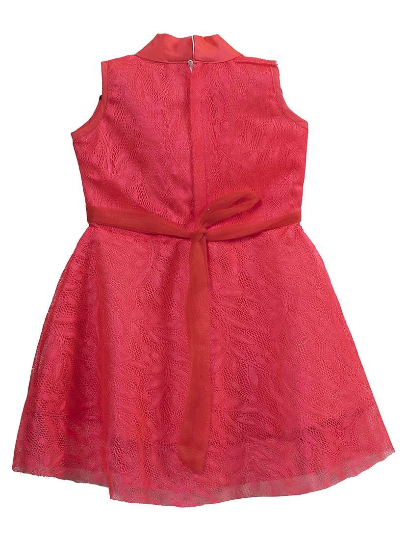 girls high neck sleeveless frock - 19840681 -  Standard Image - 1