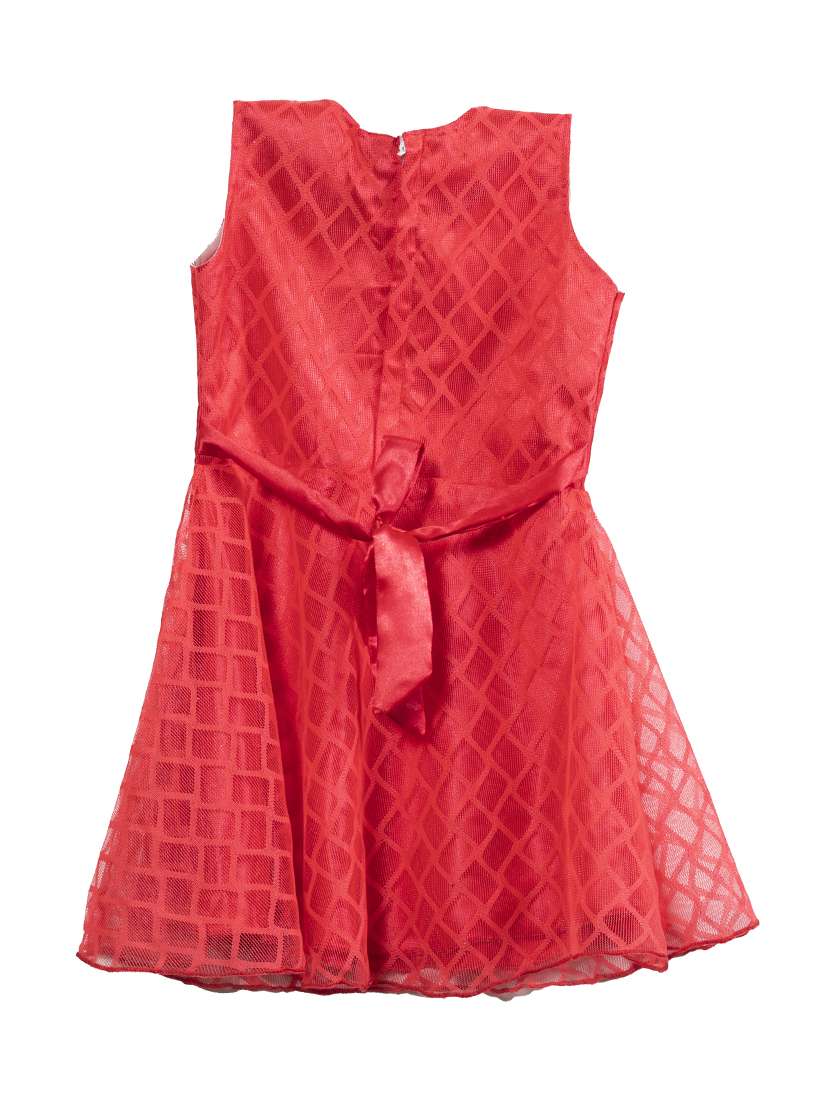 girls v neck sleeveless frock - 19840683 -  Standard Image - 1