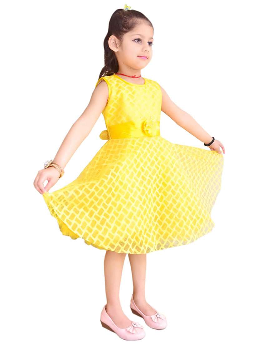 girls round neck sleeveless frock - 19840742 -  Standard Image - 1