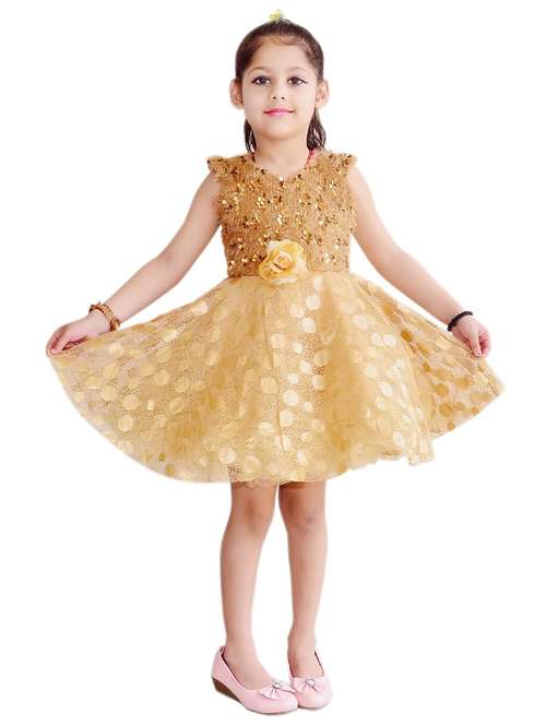 girls round neck sleeveless frock - 19840745 -  Standard Image - 0